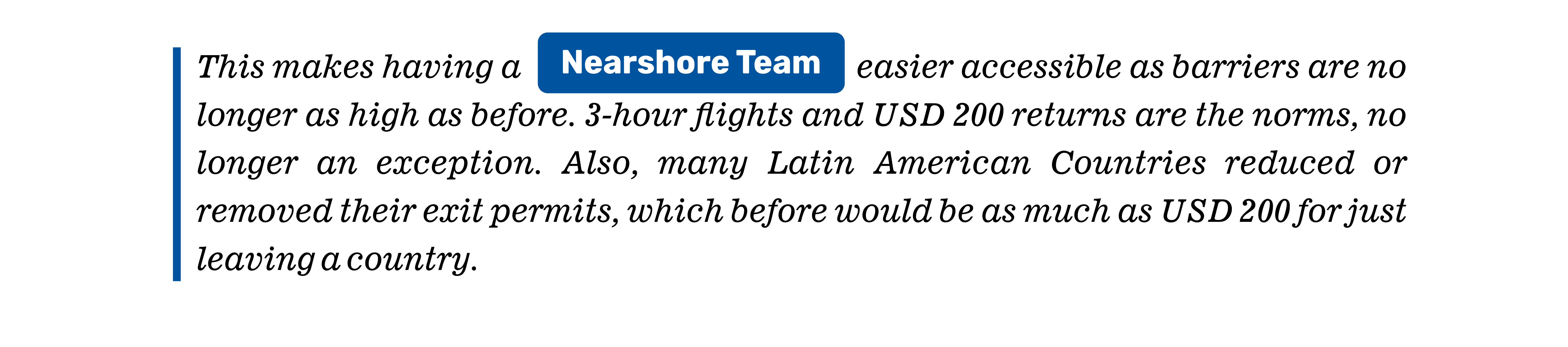 Nearshore team