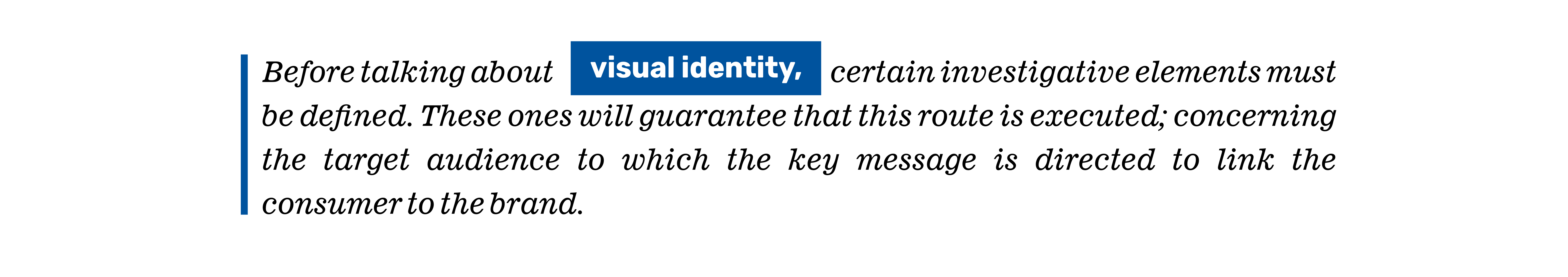 visual identity
