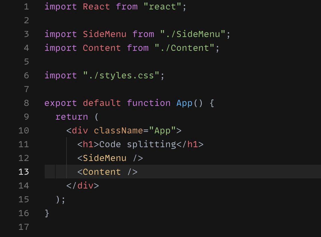 ReactJS Code Splitting in 3 minutes