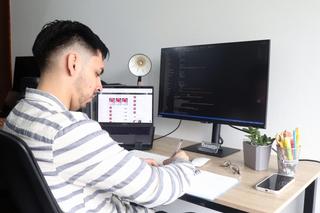 men working developer software