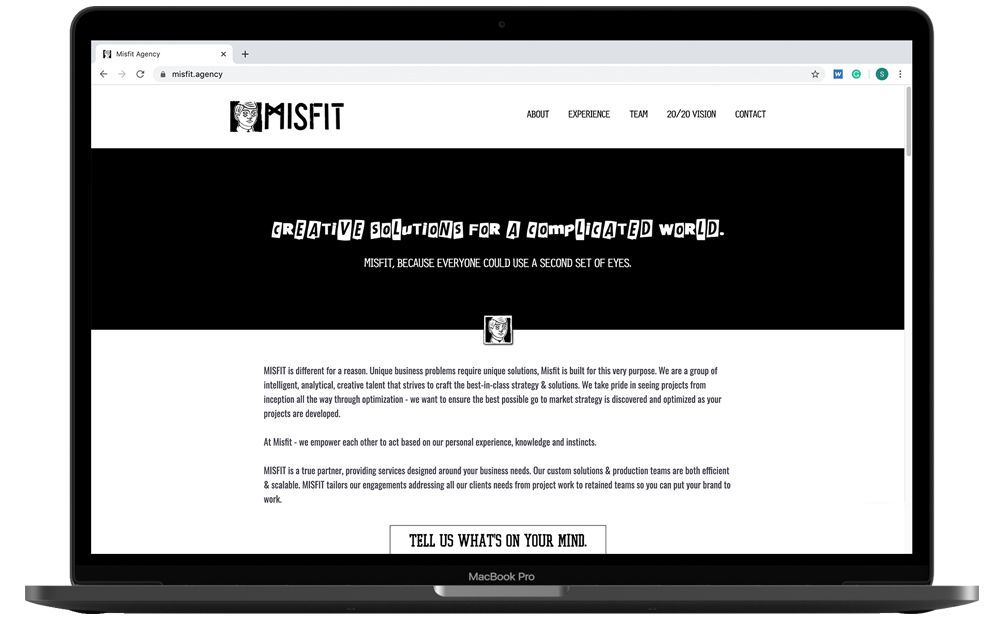 Misfit website