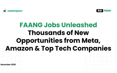 FAANG Jobs Unleashed: Thousands of New Opportunities from Meta, Amazon & Top Tech Companies