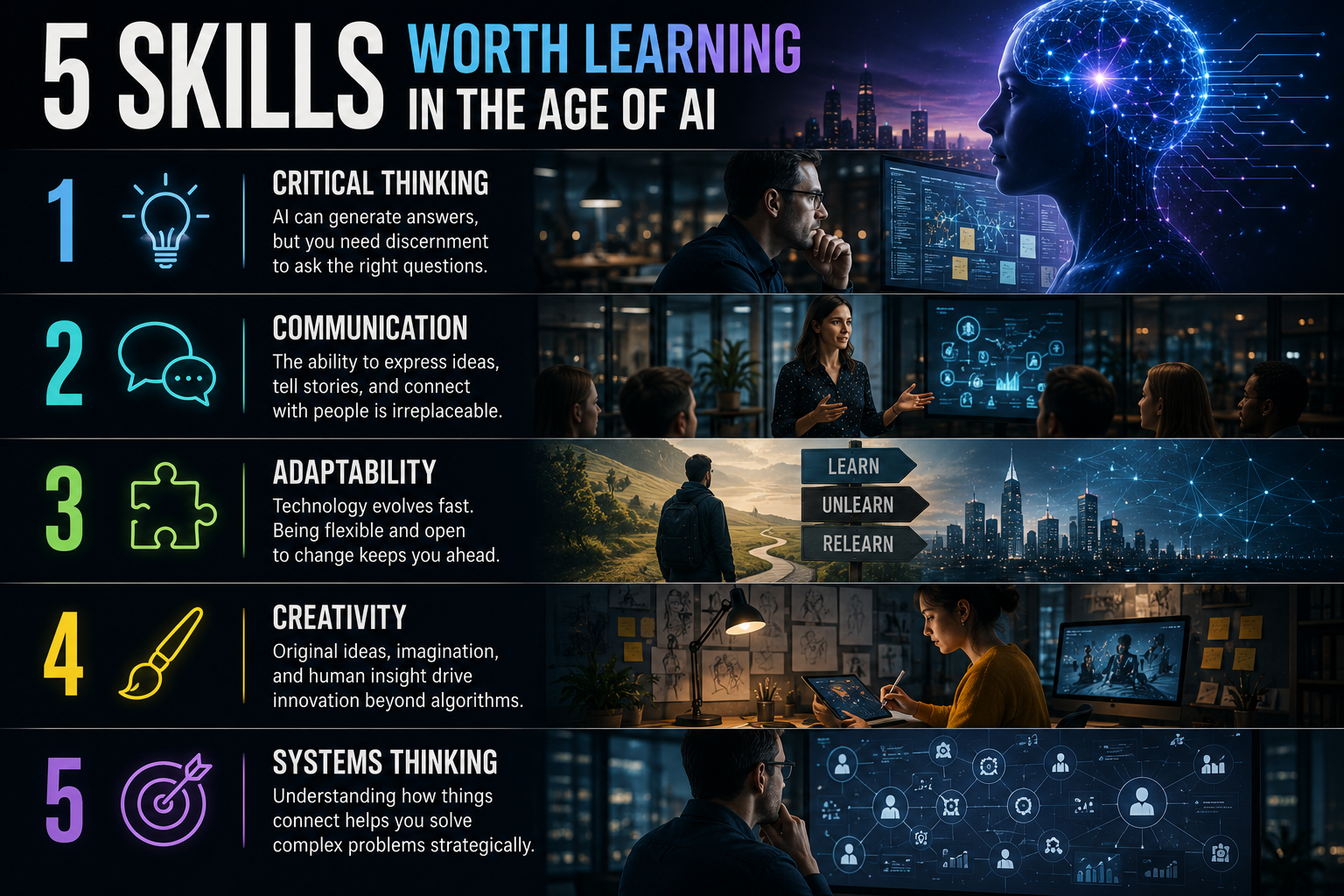 5 Skills Worth Learning in the Age of AI