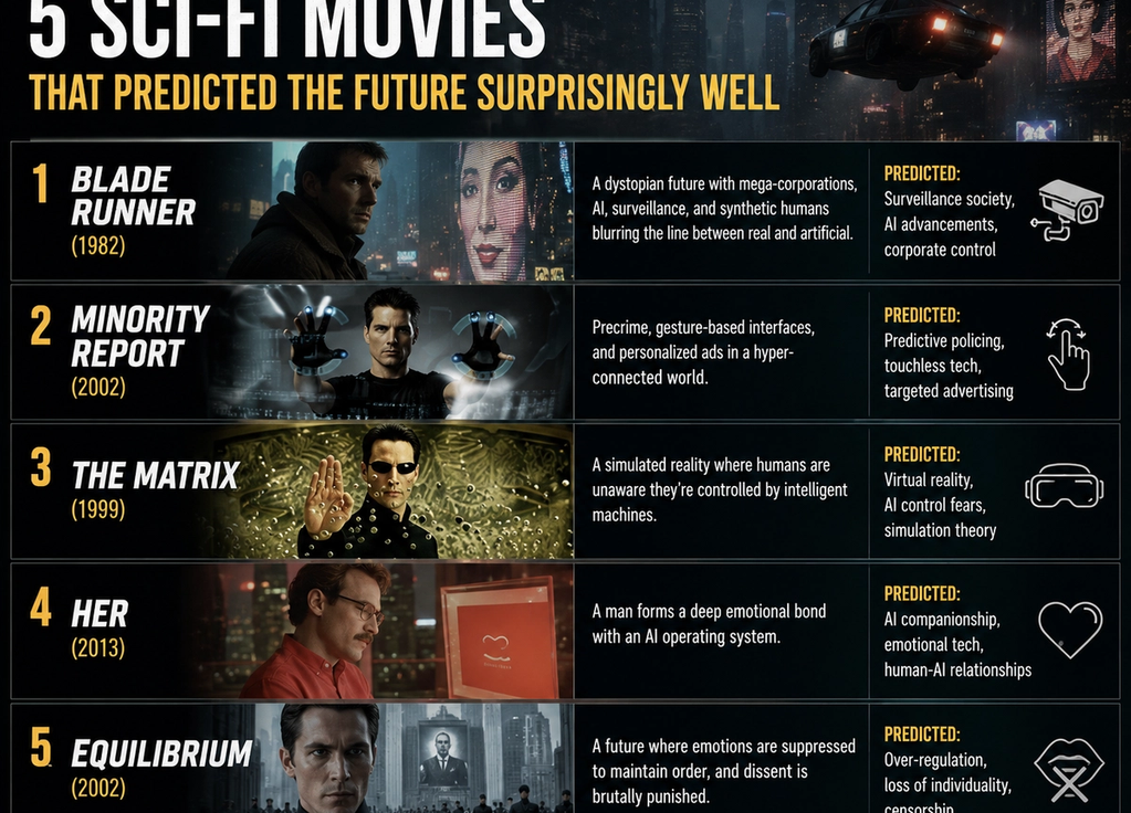5 Sci-Fi Movies That Predicted the Future Surprisingly Well