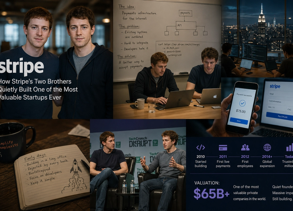 How Stripe’s Two Brothers Quietly Built One of the Most Valuable Startups Ever