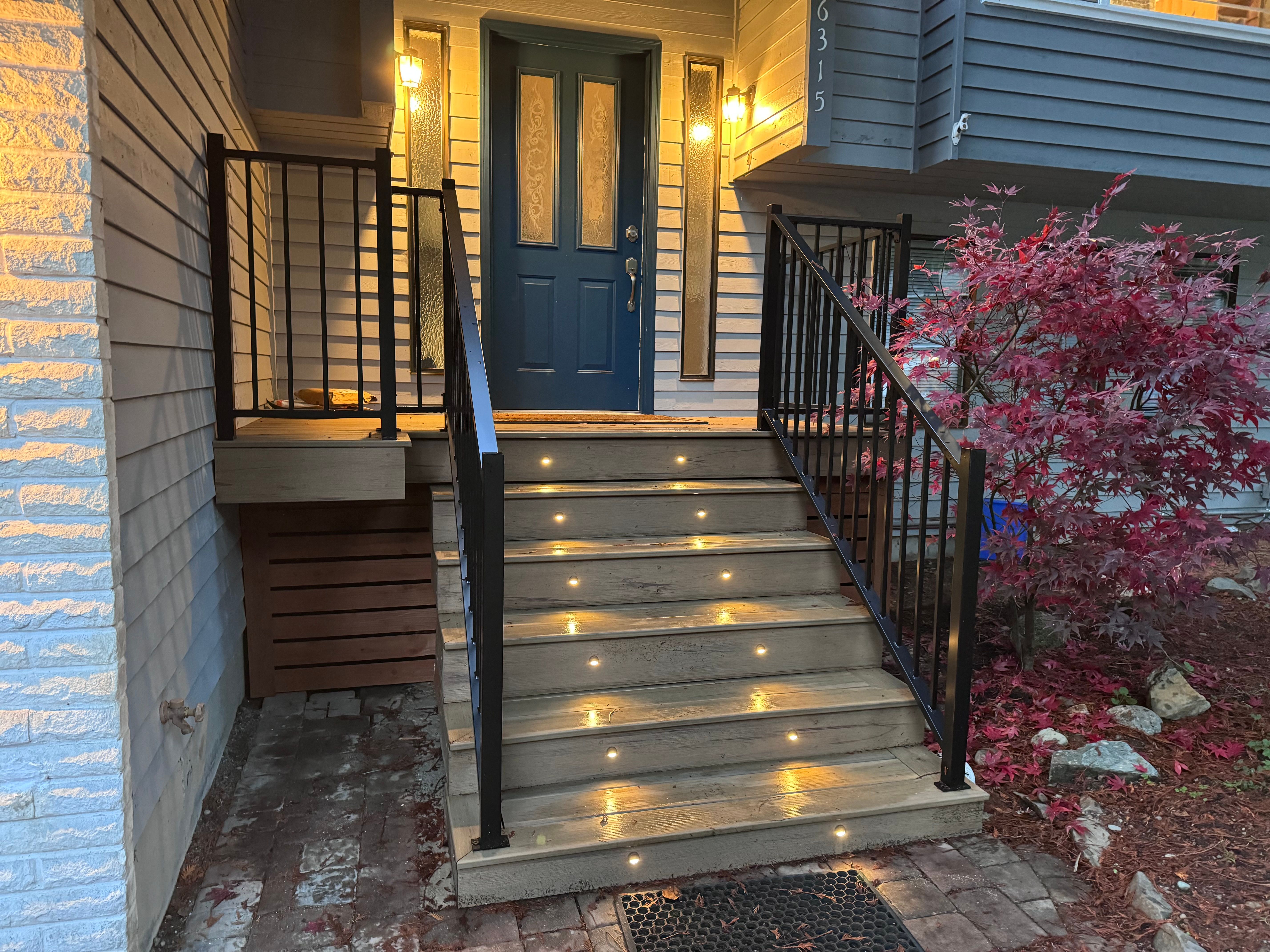 Timbertech decking and lighting 