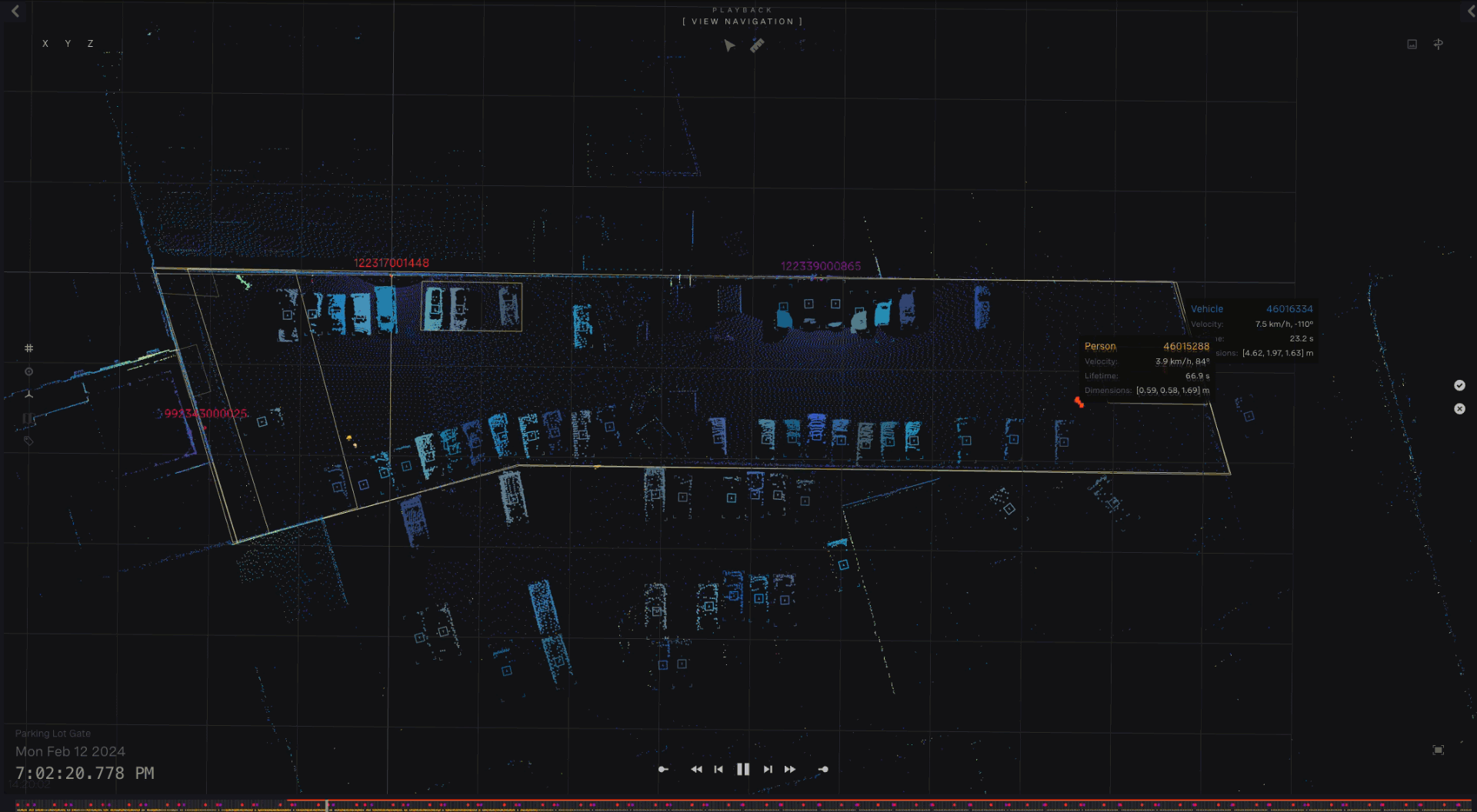 Portal event recording for website