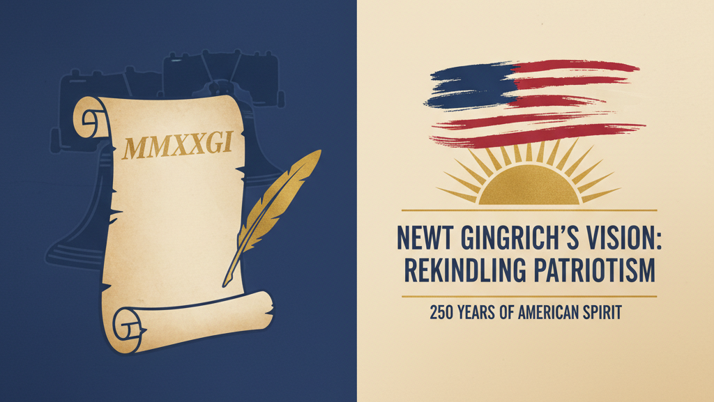 Newt Gingrich's Vision for Rekindling Patriotism Through 2026 Historical Commemorations