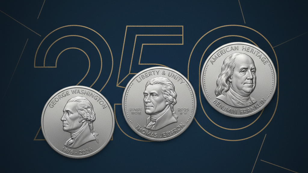 New Semiquincentennial Coins Featuring Founding Fathers Enter Circulation in 2026