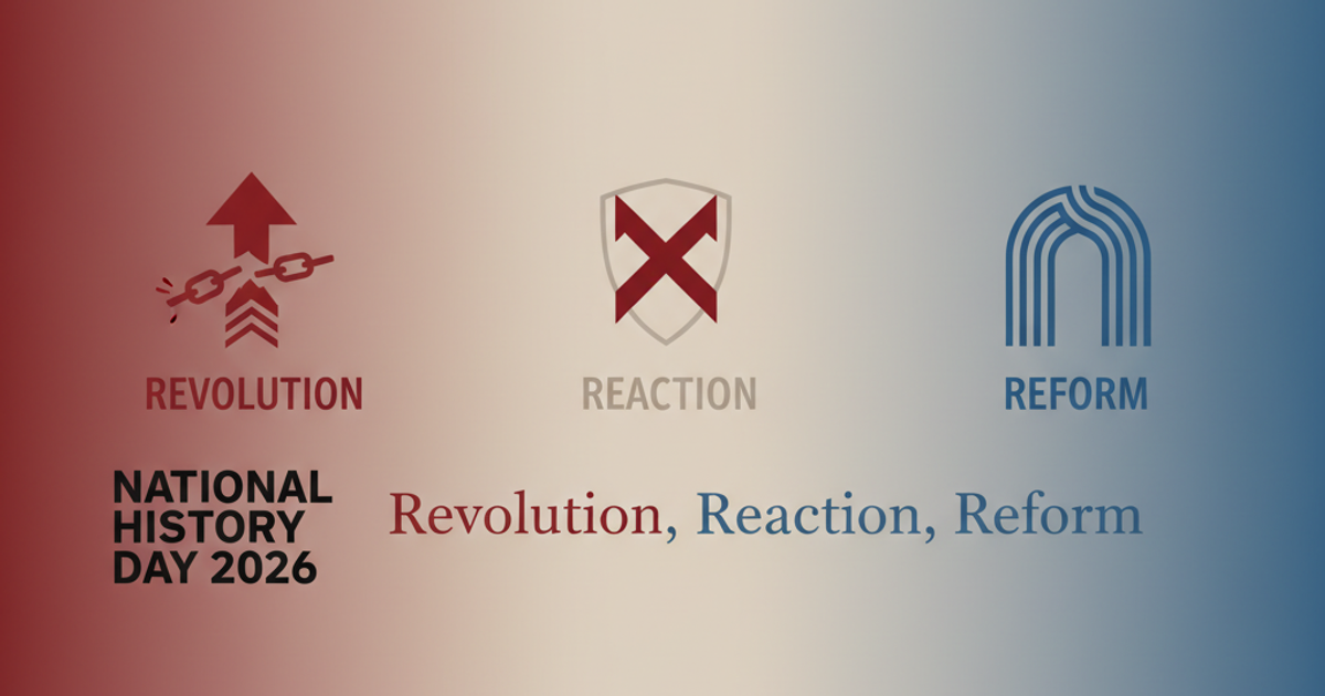 National History Day 2026 Theme: Revolution, Reaction, Reform in ...