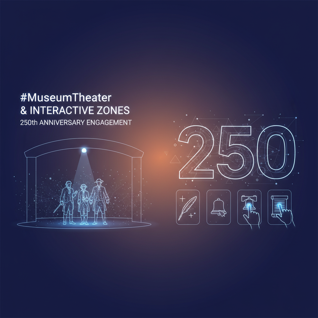 Museum Theater and Interactive Zones for America's 250th Anniversary Engagement