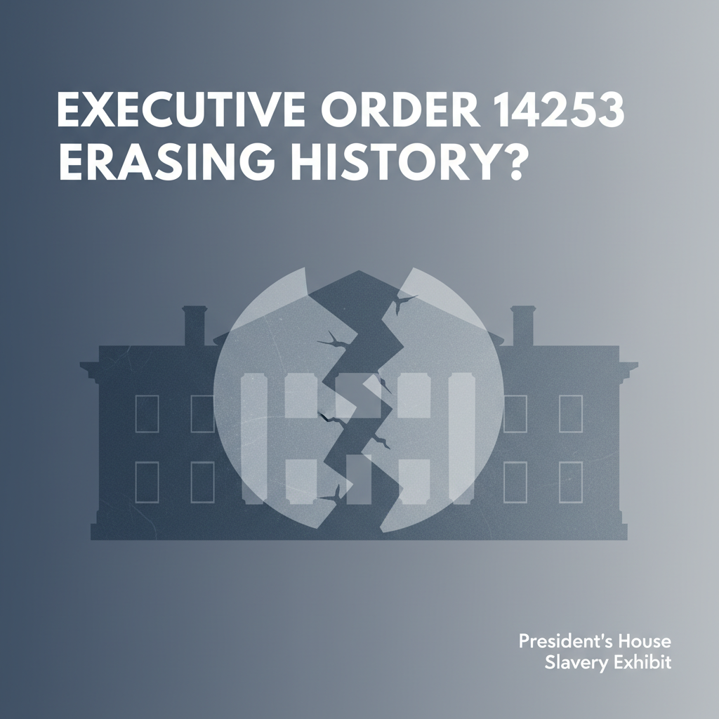 Executive Order 14253 Sparks Controversy Over Slavery Exhibits at President's House