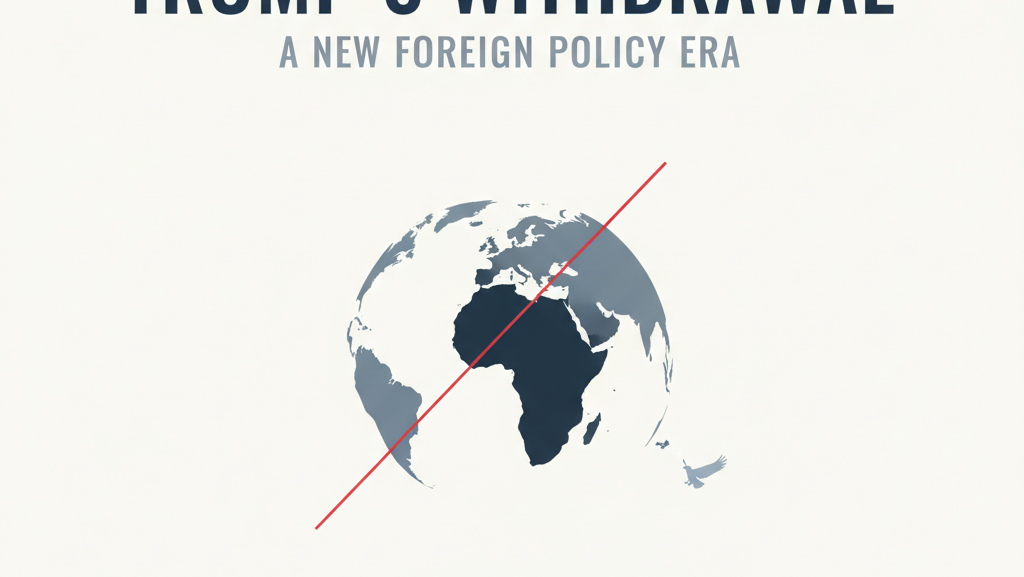 Trump's Withdrawal from International Organizations: A New Foreign Policy Era