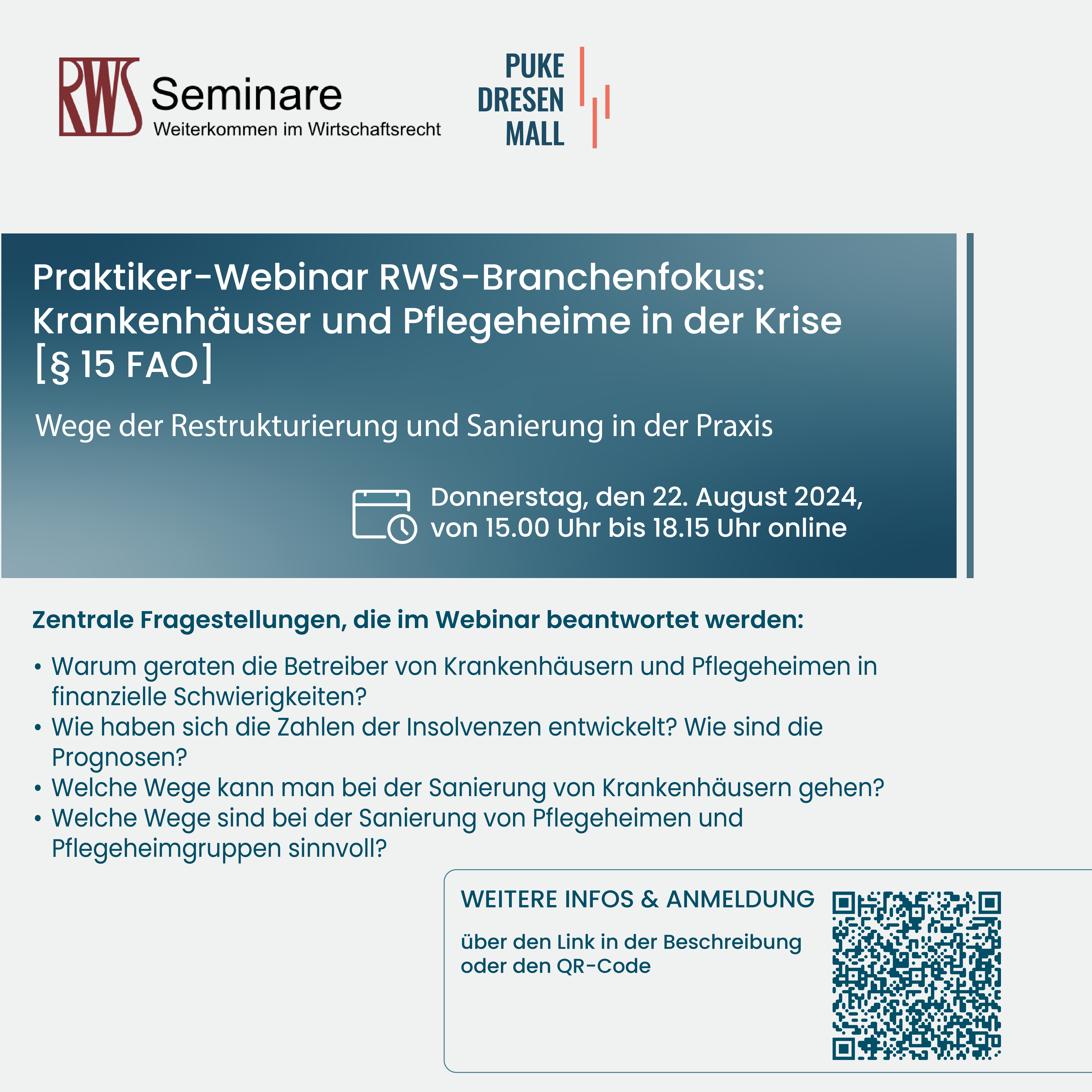 Symbolbild für Praktiker-Webinar RWS-Branchenfokus
