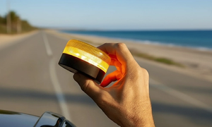 V-16 Beacon light to Replace Warning Triangles