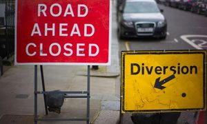 Can you trust a road closed sign?