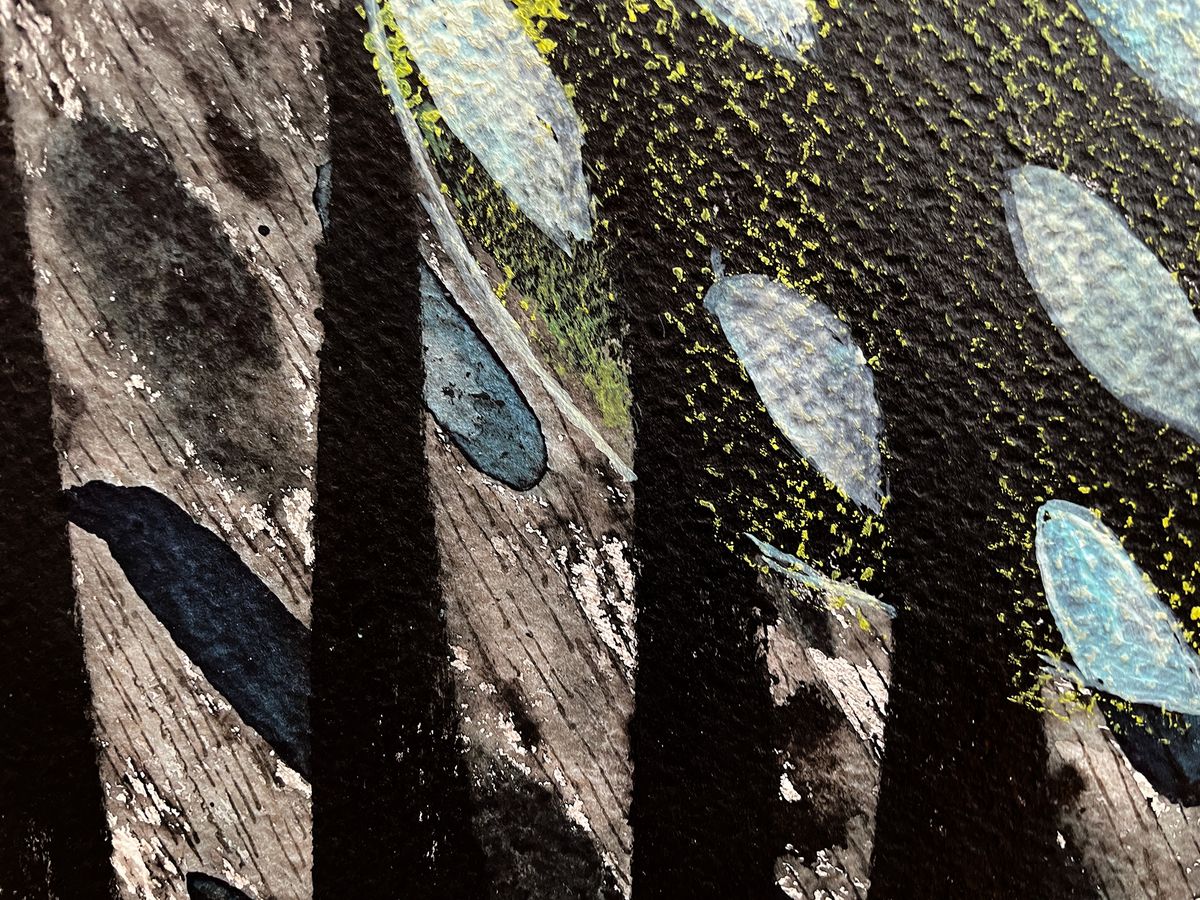 Rainfall at Night — detail 2