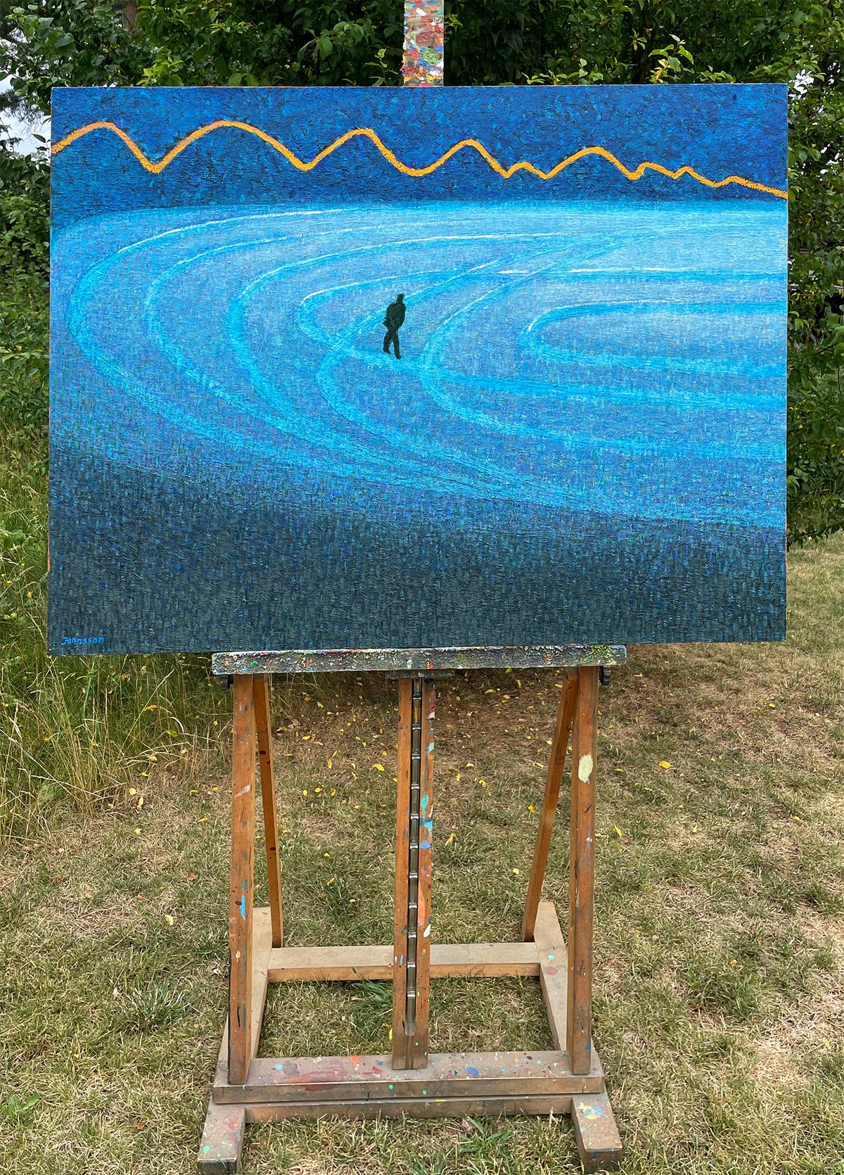 Free Man on a Curve — detail 4