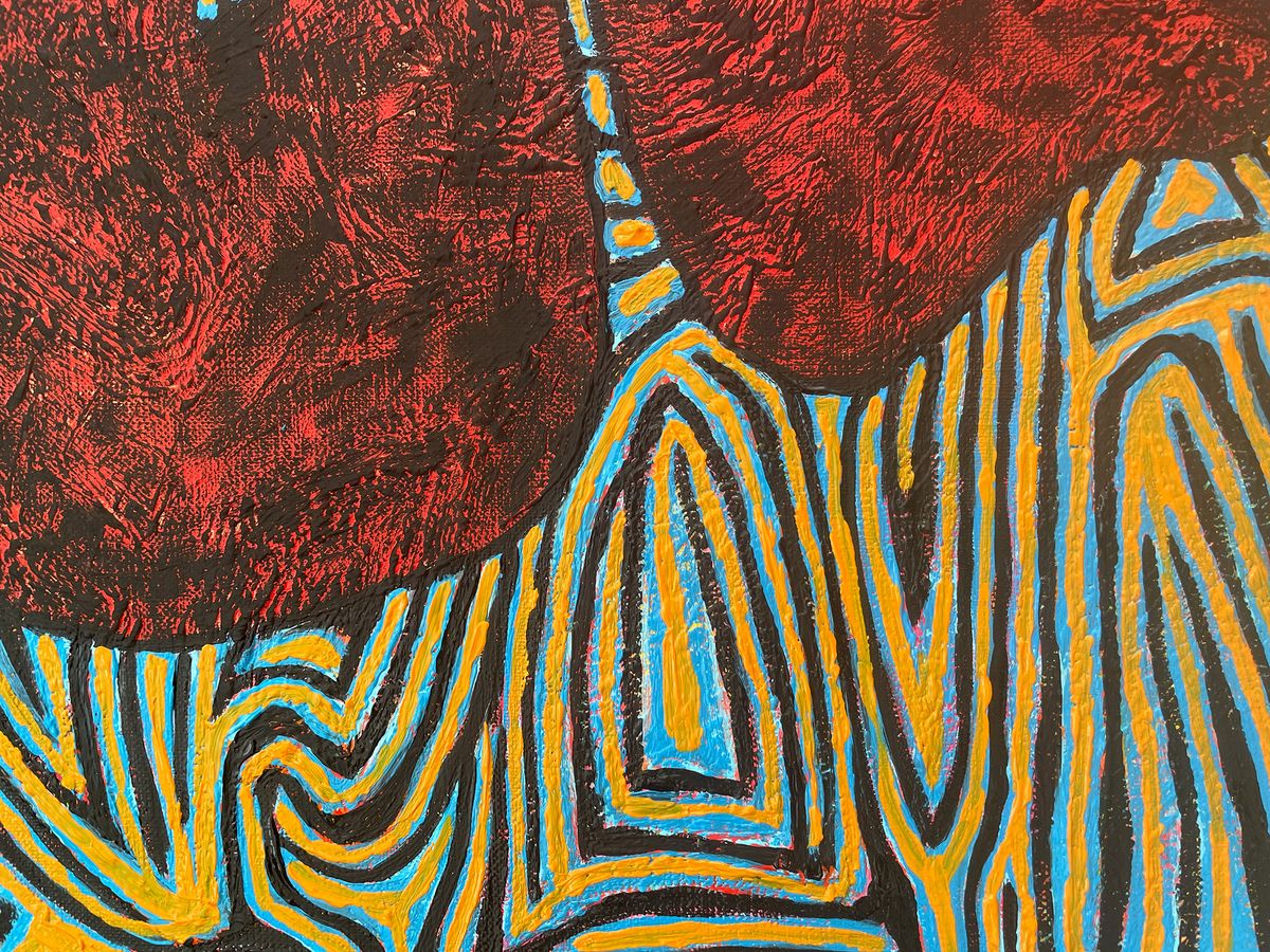 Art with Flower — detail 2