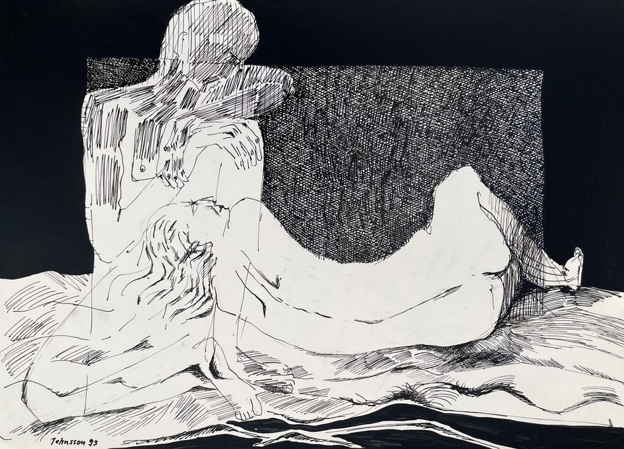 Romantic Drawing – Odalisque