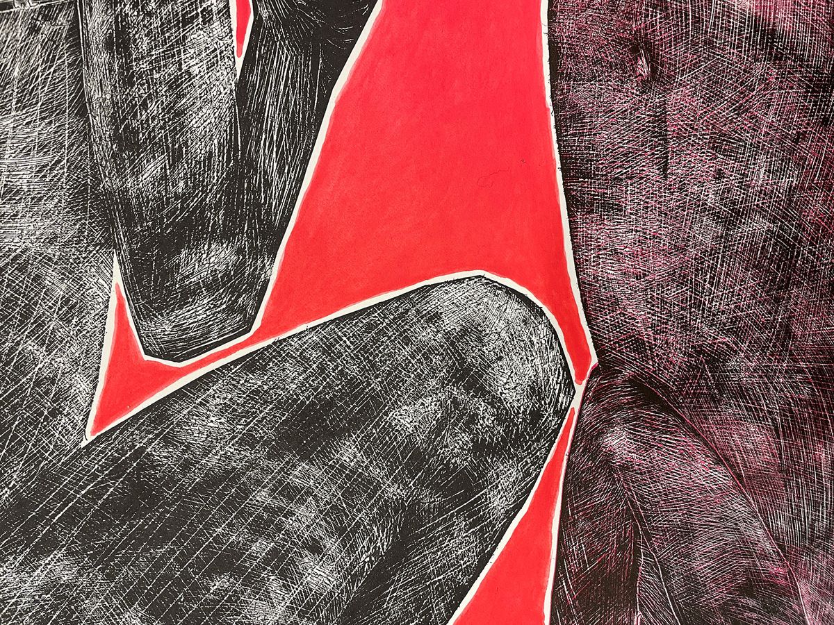 Fine Art Print – Desire in Red — detail 4