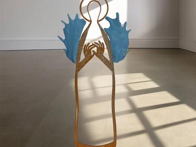 Can you recommend online stores that sell guardian angel home decor?