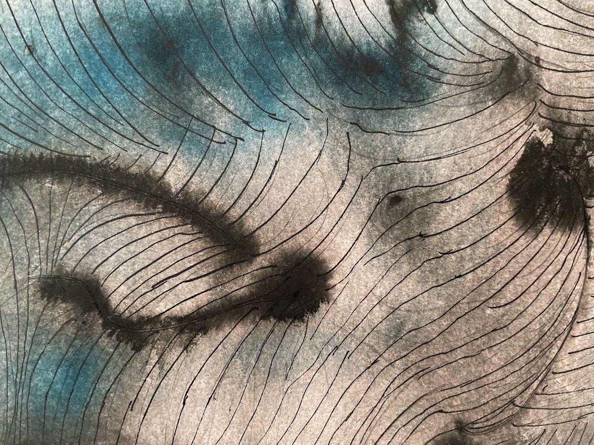 Sky Zone with Blue Clouds — detail 2