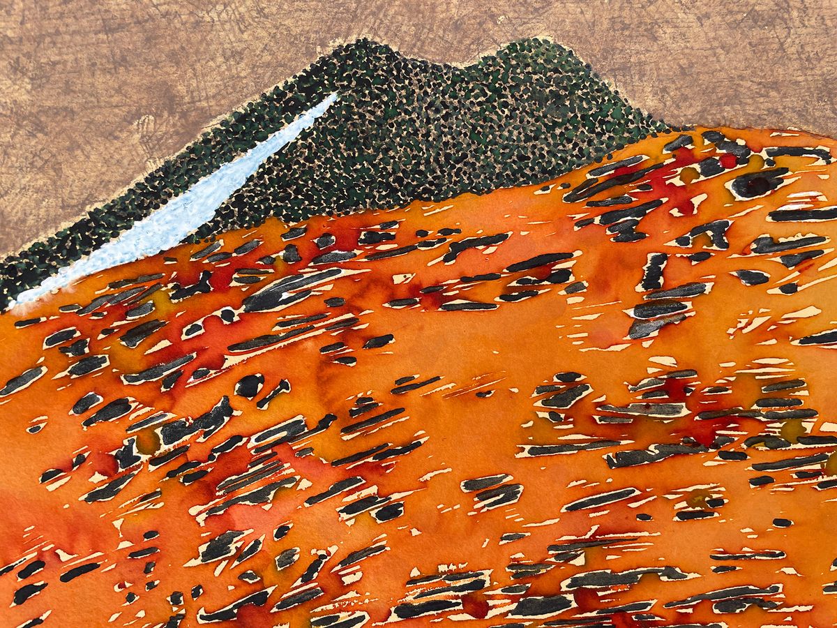 Autumn Season in the Mountains — detail 1