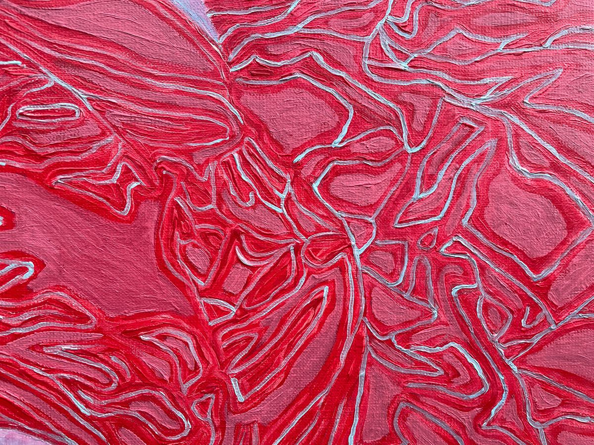 Lady in Red — detail 3