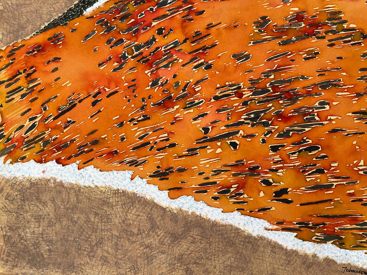 Autumn Season in the Mountains — detail 2