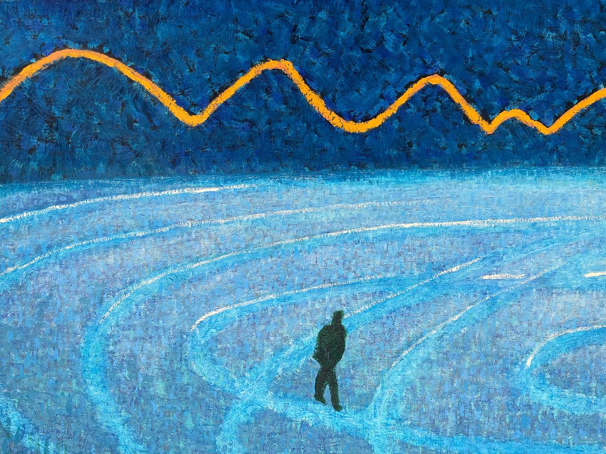 Free Man on a Curve — detail 1