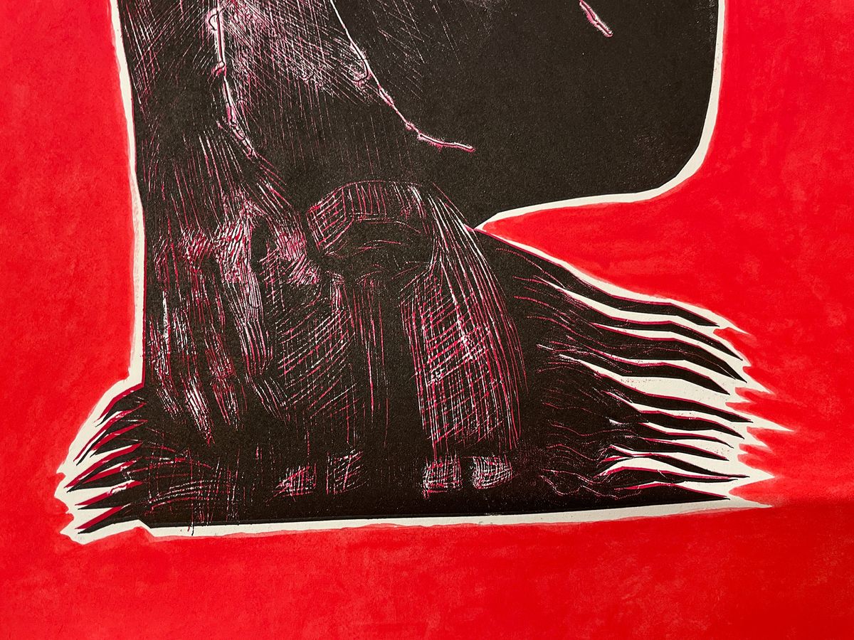 Fine Art Print – Desire in Red — detail 2