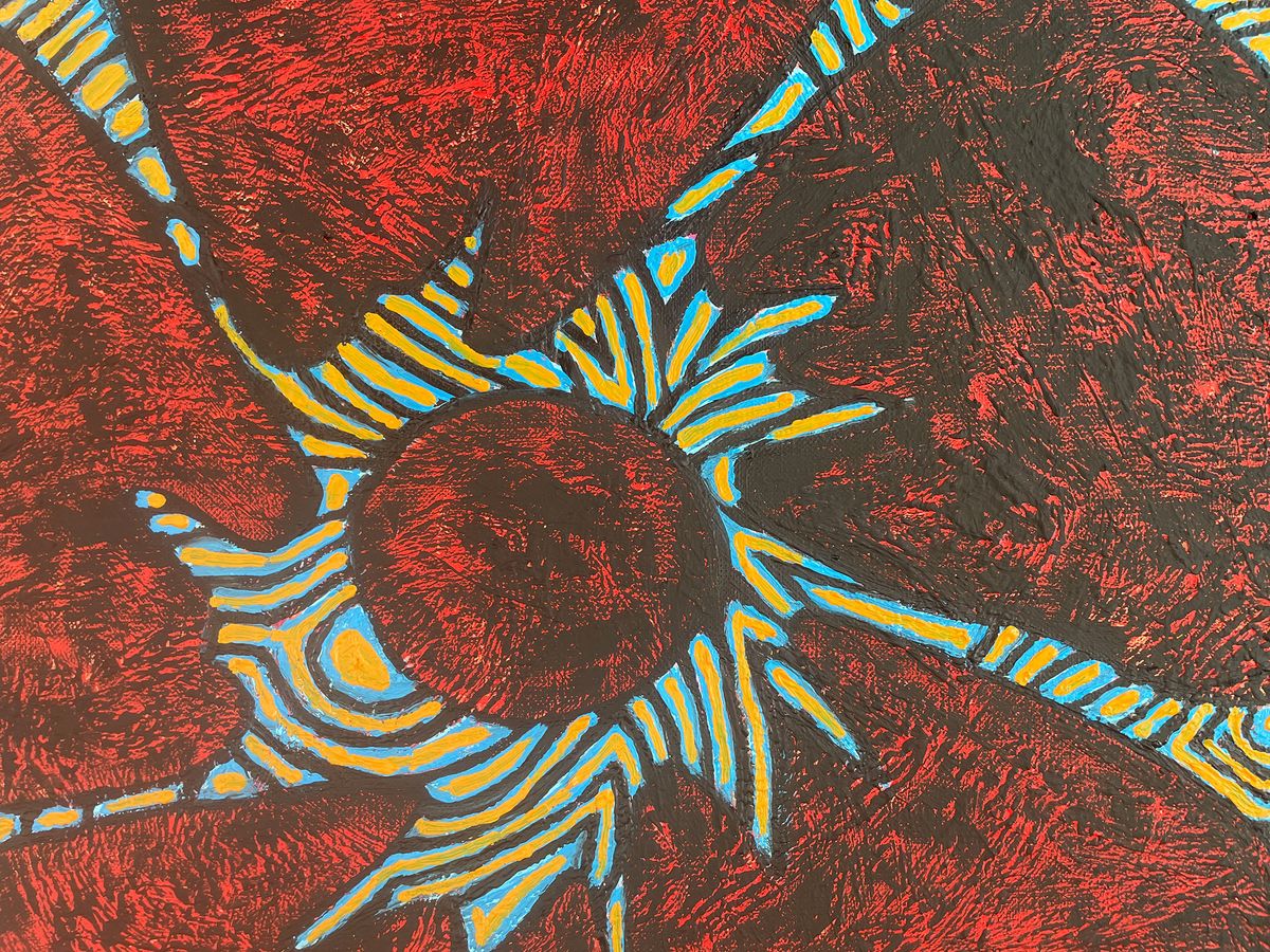 Art with Flower — detail 1