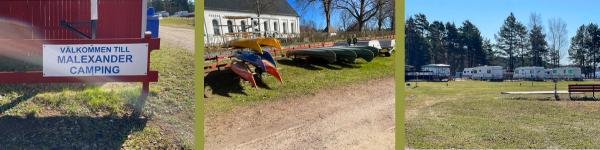 Camping in Malexander in spring 2023