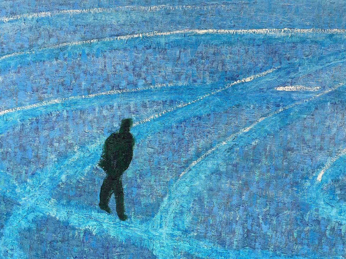 Free Man on a Curve — detail 2