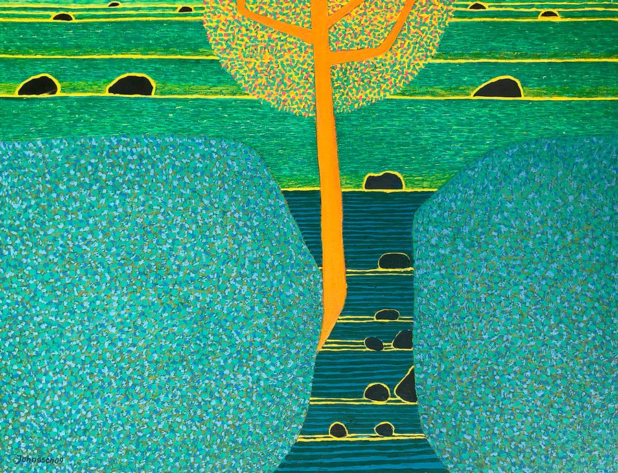 Stonehenge Hidden in Lake