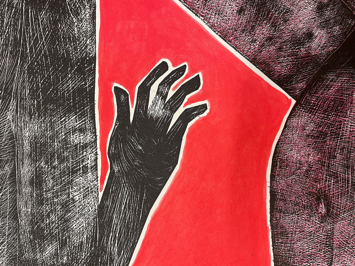 Fine Art Print – Desire in Red — detail 3