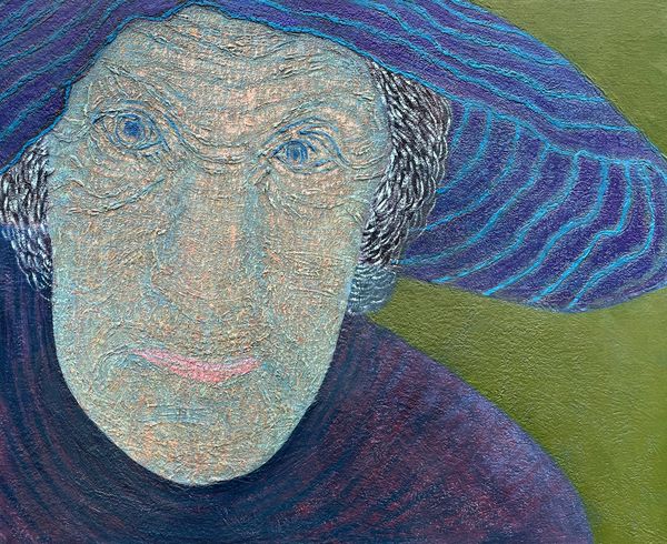 Mona Lisa Painting in my Studio