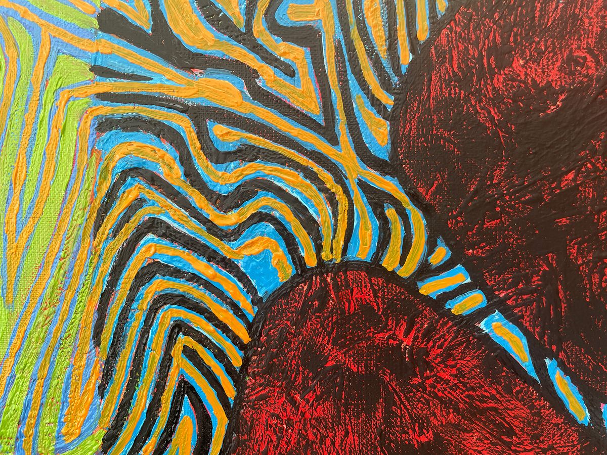 Art with Flower — detail 4