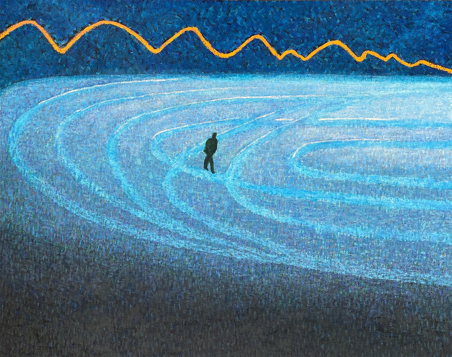 Free Man on a Curve