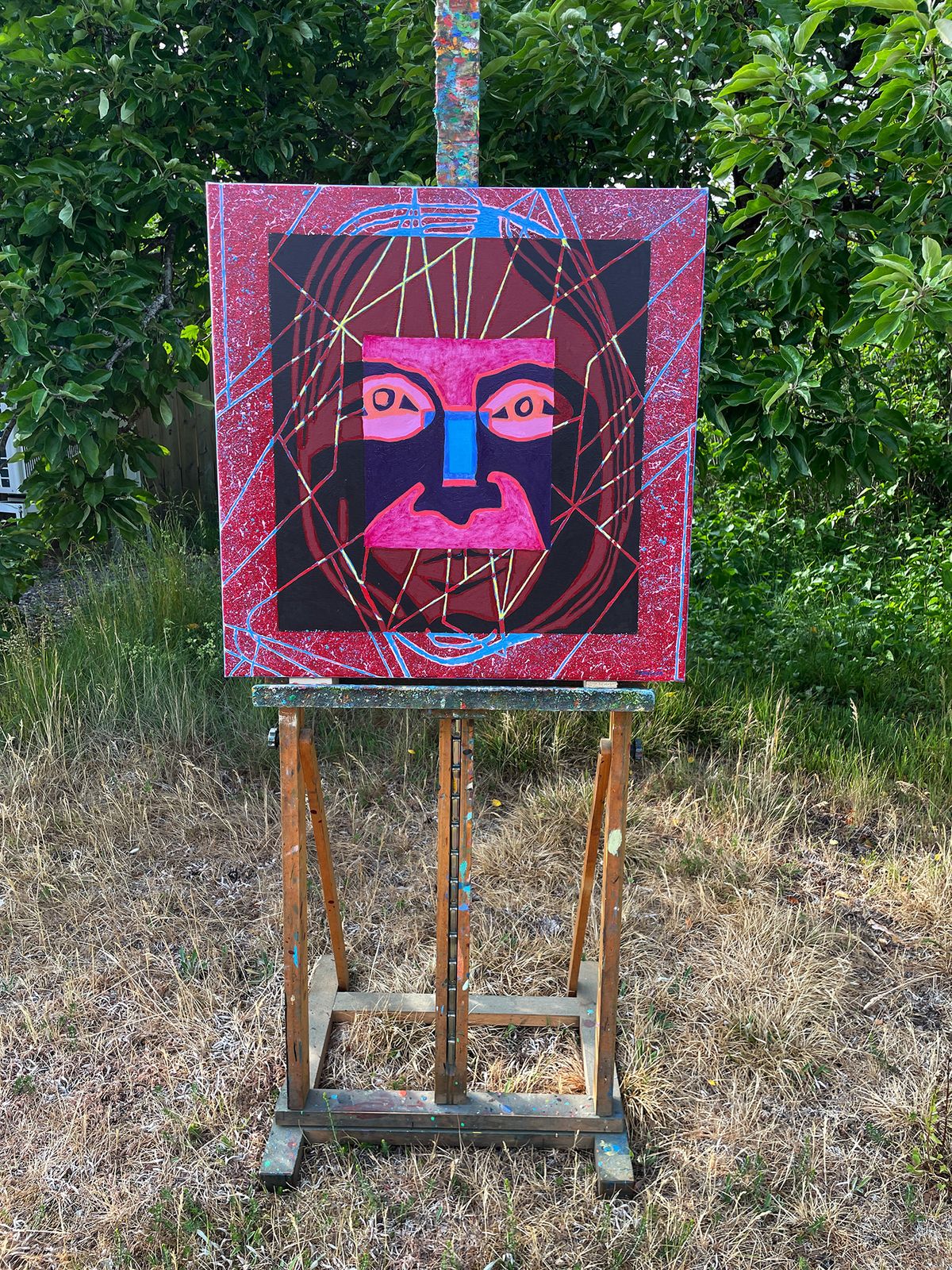 Painting of a Portrait — detail 3