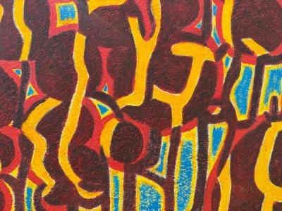 Abstract oil paintings