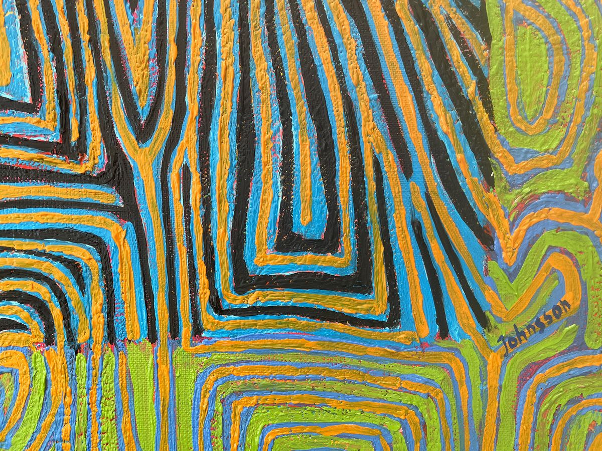 Art with Flower — detail 3