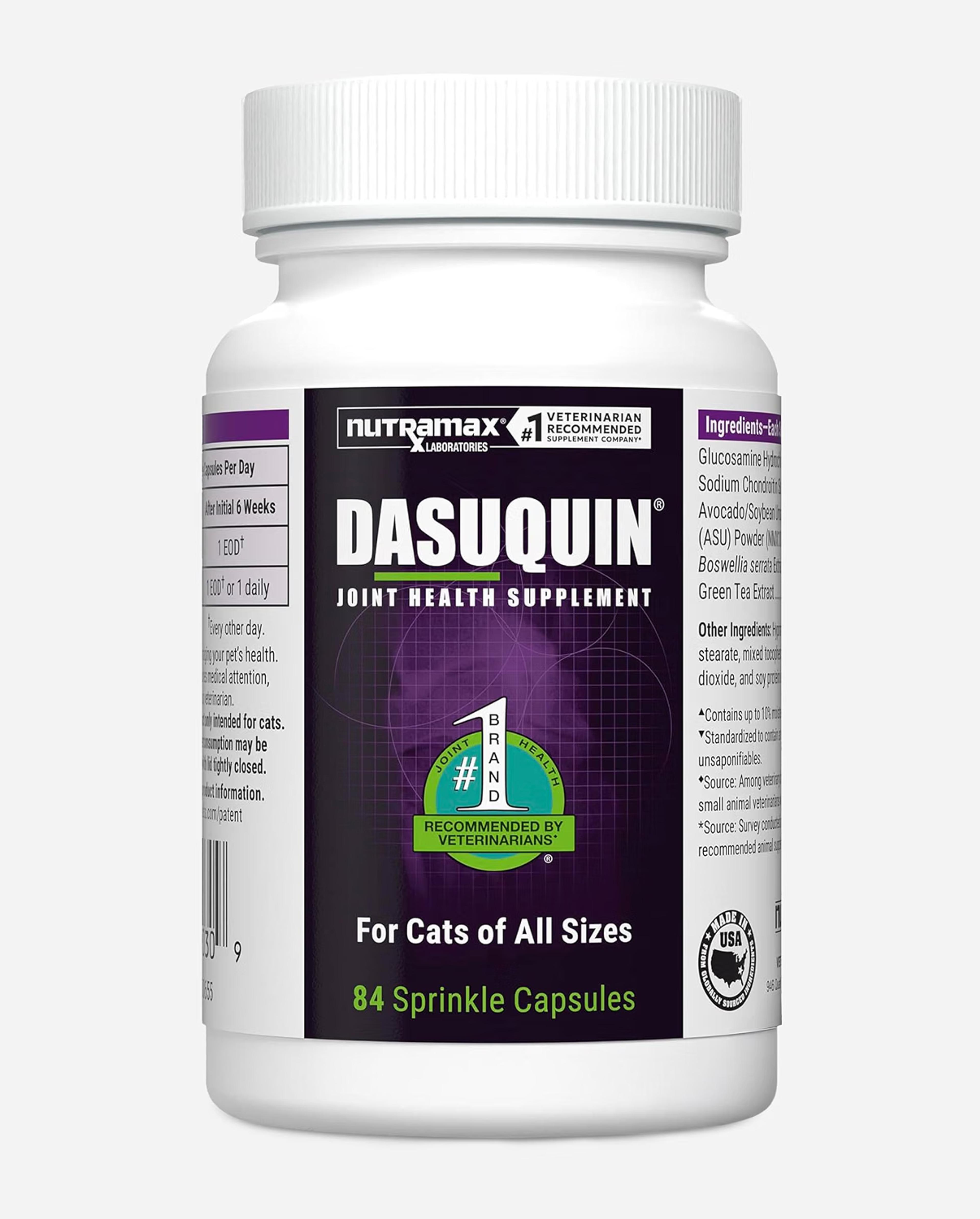 Dasuquin joint health supplement for cats, 84 capsules