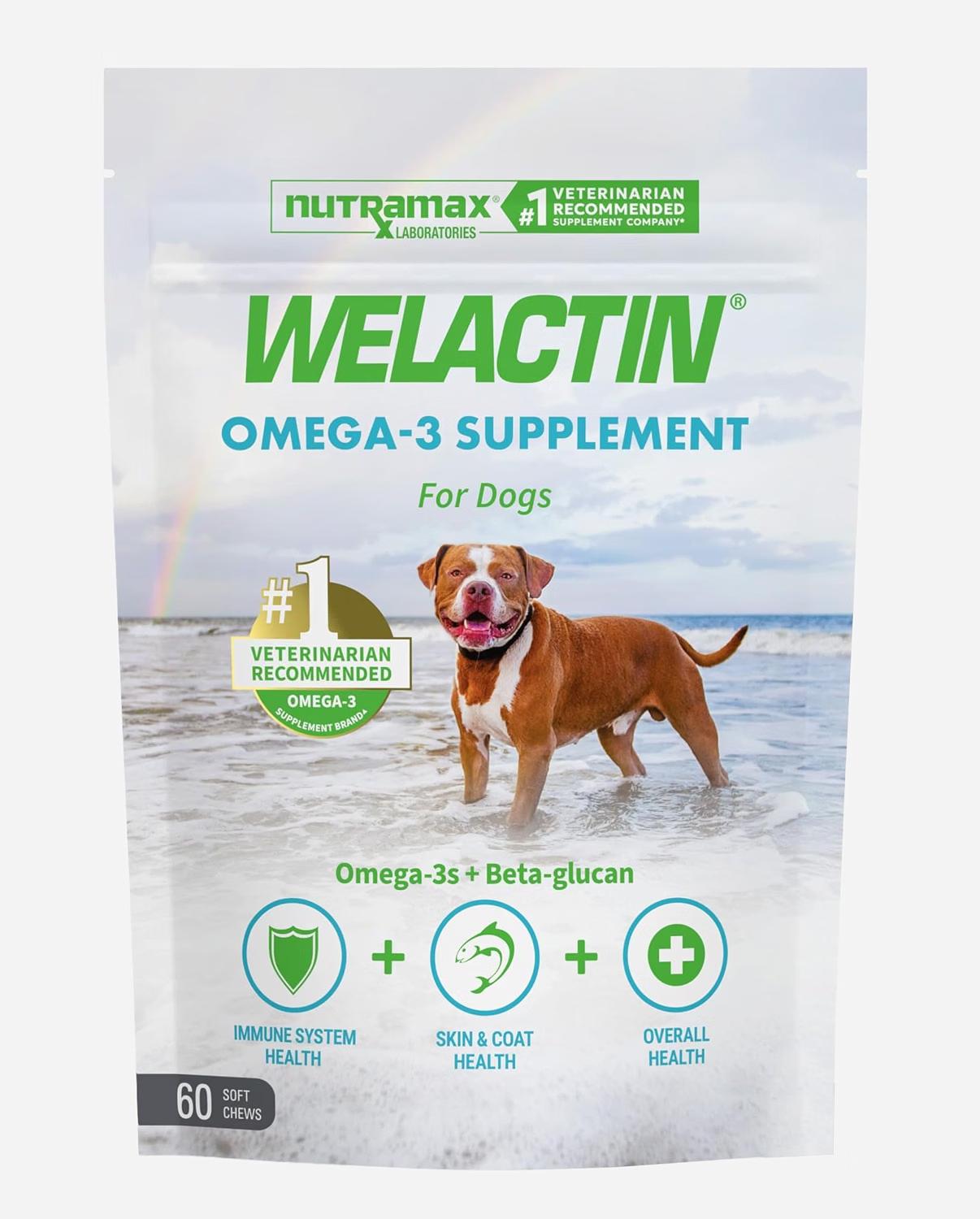Welactin Omega-3 Soft Chews supplement for dogs