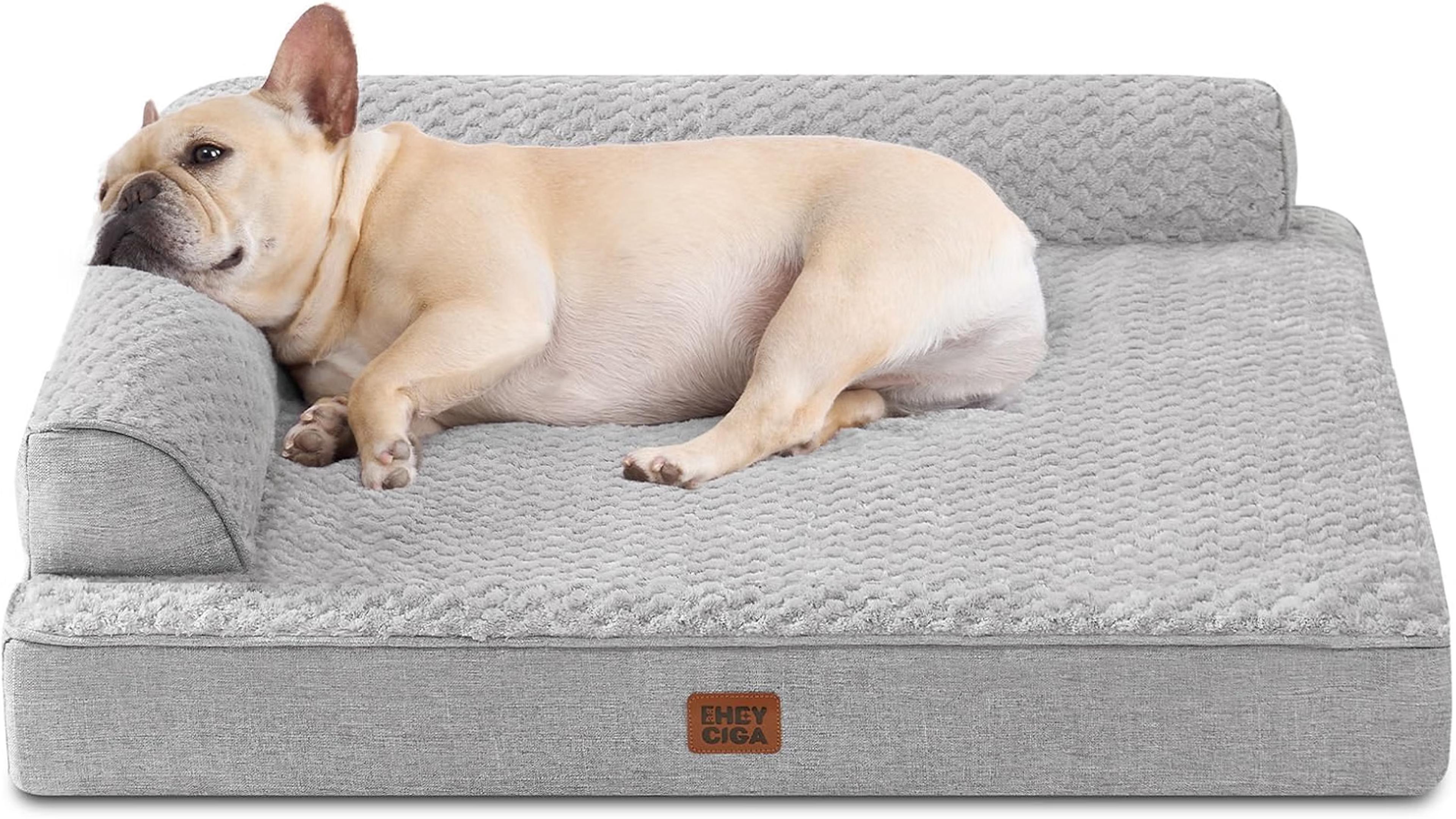 EHEYCIGA orthopedic memory foam dog bed with removable washable cover