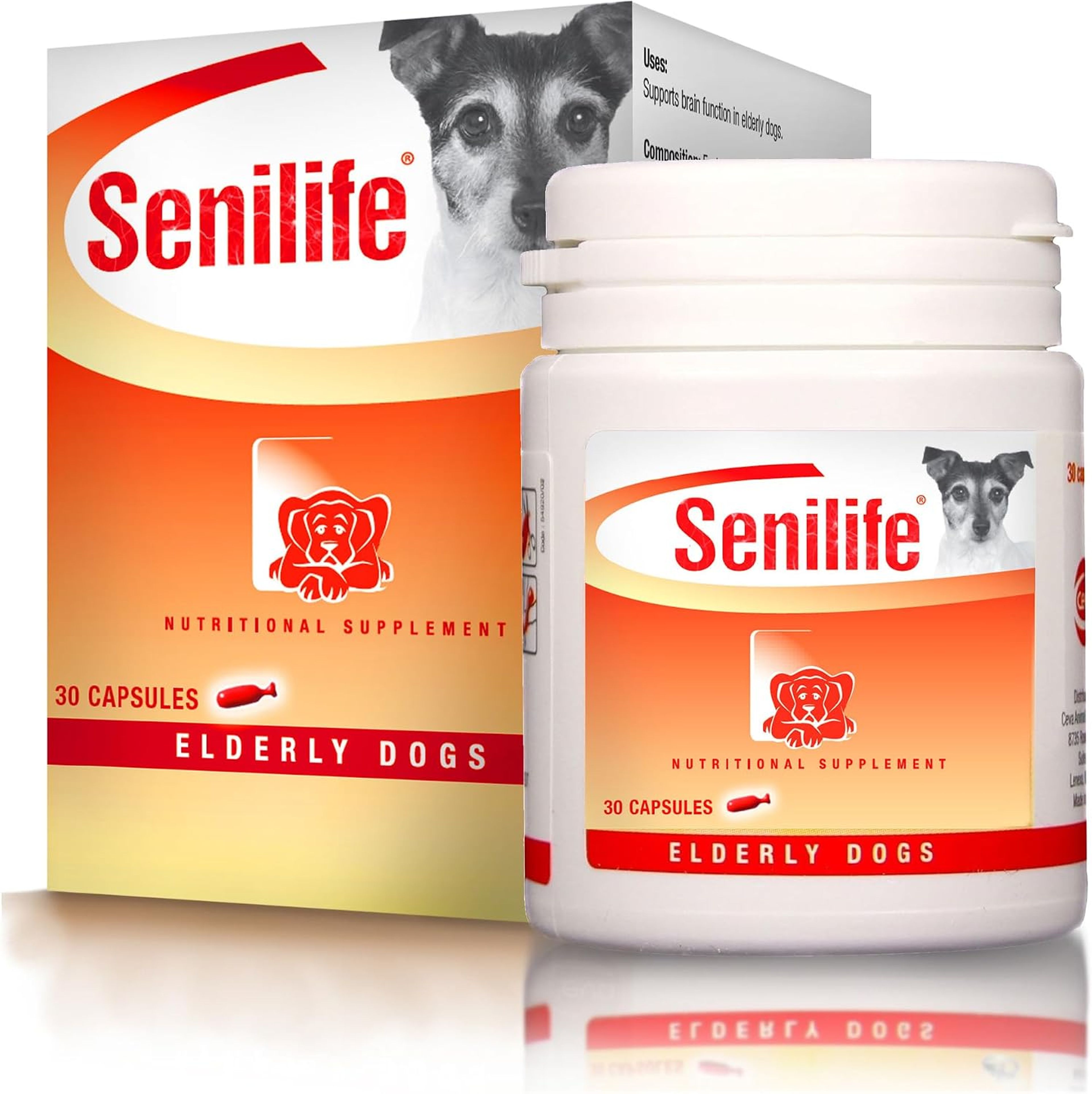Senilife cognitive support supplement for dogs