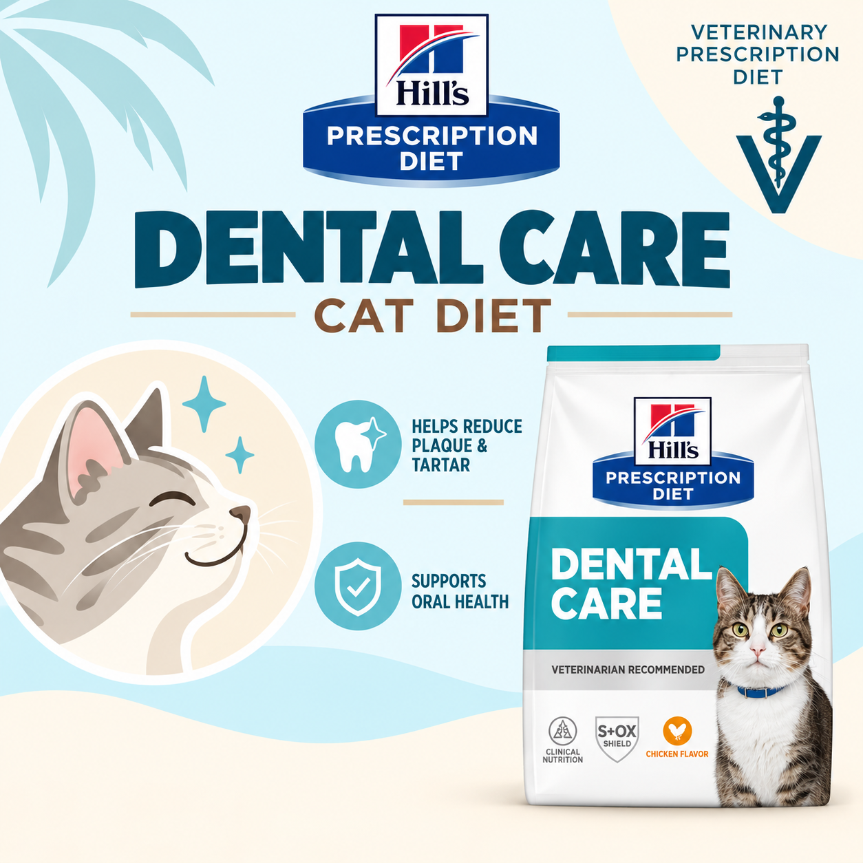 Hill’s Prescription Diet t/d dental care dry cat food