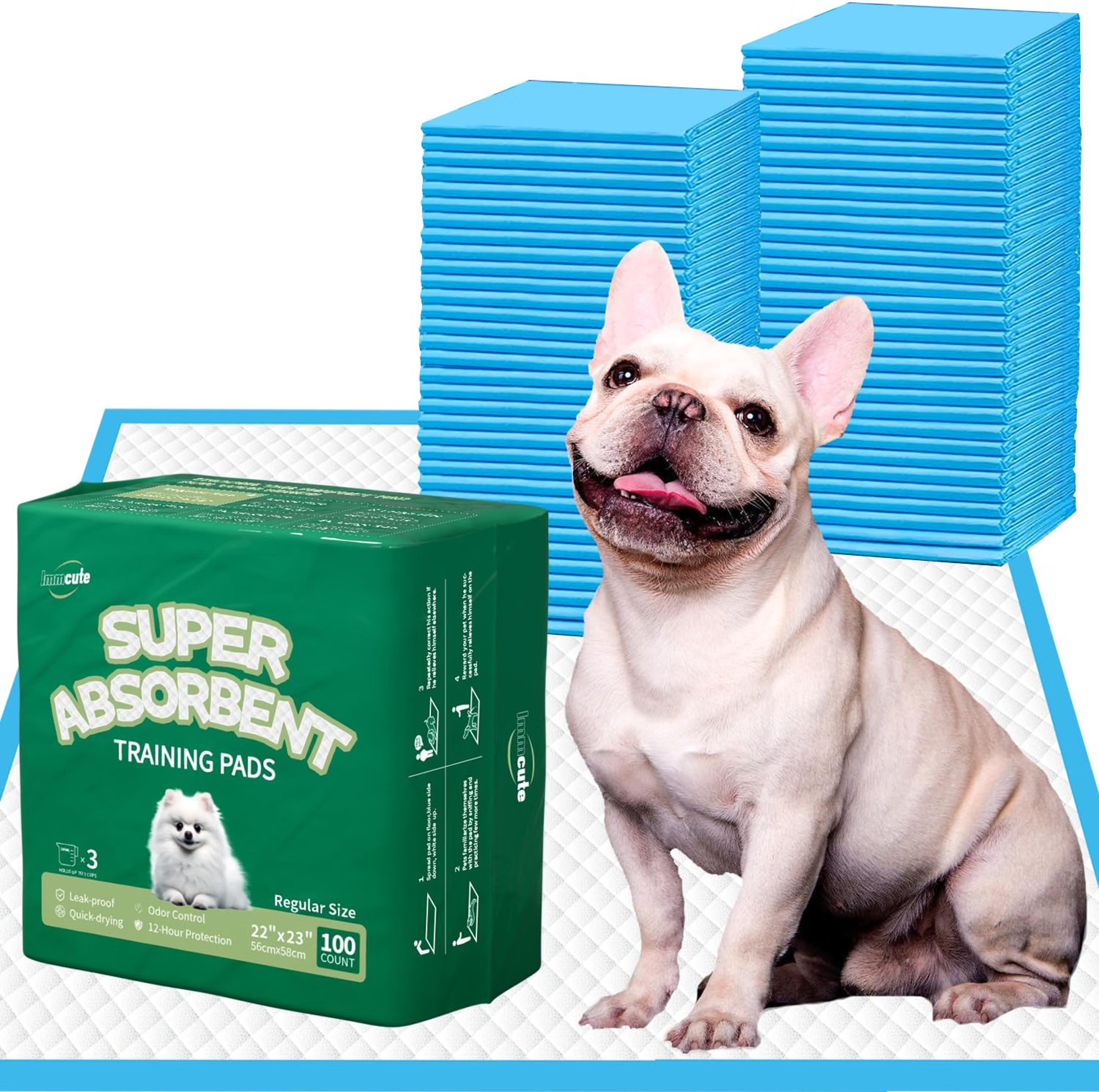 IMMCUTE disposable dog training and potty pads