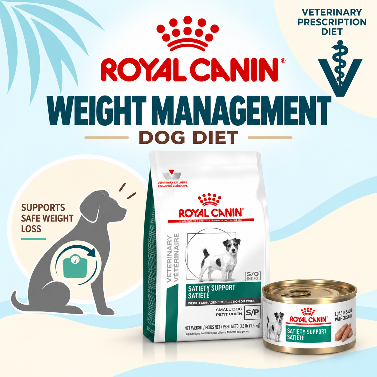 Royal Canin Satiety Support Weight Management prescription diet for dogs